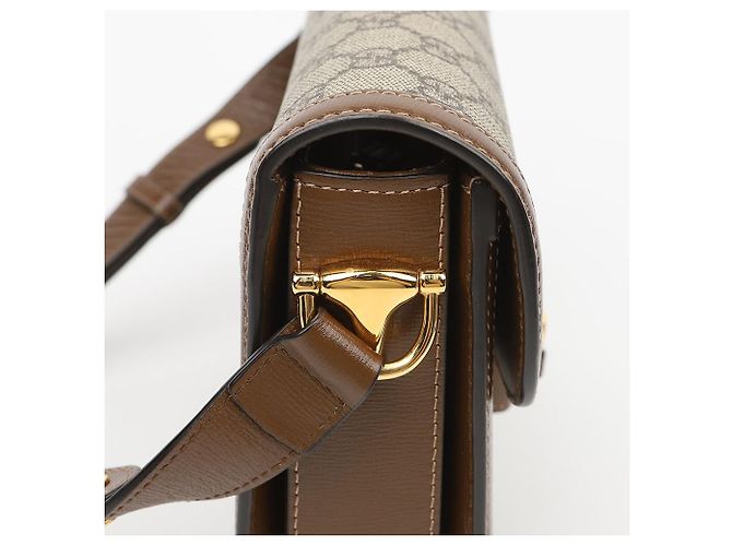 Gucci Borsa a Tracolla e Spalla Horsebit - vista 6