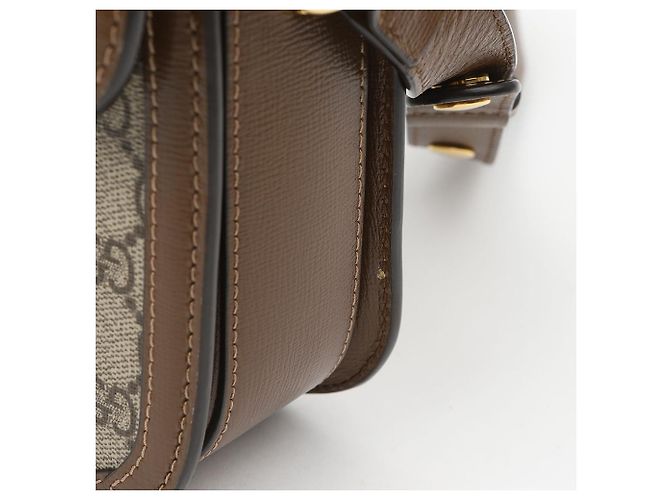 Gucci Borsa a Tracolla e Spalla Horsebit - vista 7