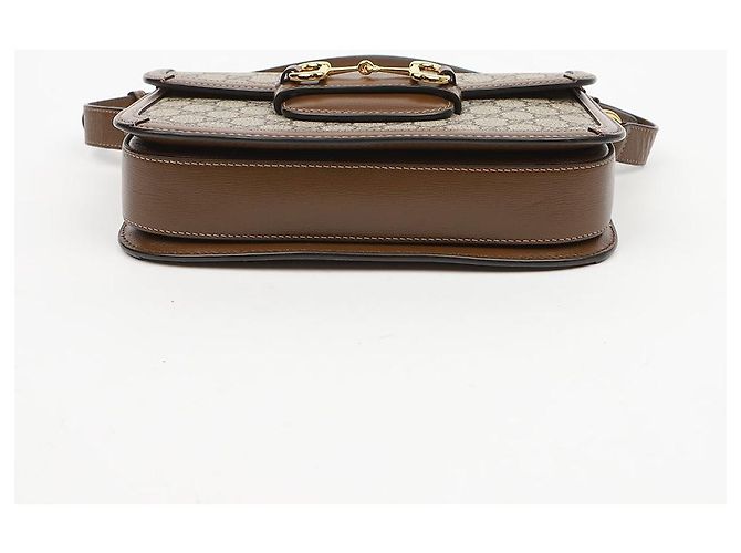Gucci Borsa a Tracolla e Spalla Horsebit - vista 8