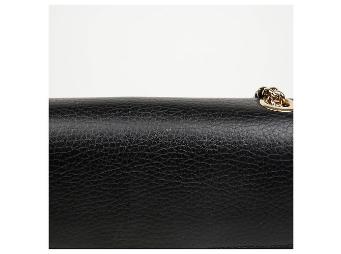 Gucci Borsa a catena Small Interlocking GG Nero Oro - vista 4