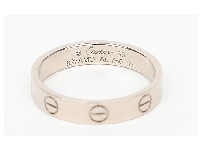Cartier Love Band Ring Weißgold Small - Ansicht 5