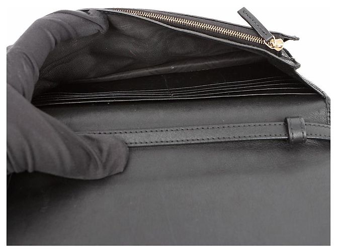Gucci Borsa a Tracolla Mini Leather Microshima Nera - vista 10