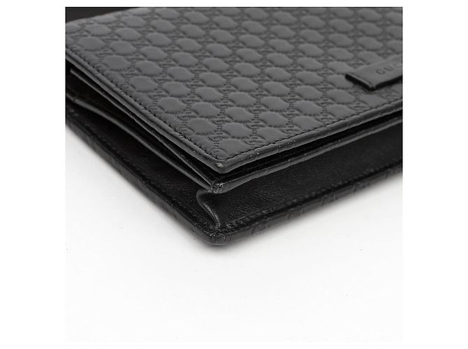 Gucci Borsa a Tracolla Mini Leather Microshima Nera - vista 7