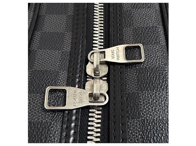 Louis Vuitton Borsa a spalla Yorn Damier Graphite - vista 10