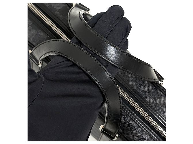 Louis Vuitton Borsa a spalla Yorn Damier Graphite - vista 11