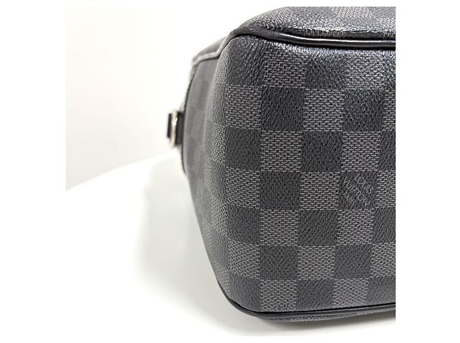 Louis Vuitton Borsa a spalla Yorn Damier Graphite - vista 15