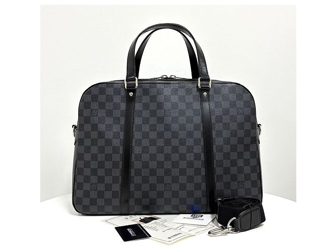 Louis Vuitton Borsa a spalla Yorn Damier Graphite - vista 2