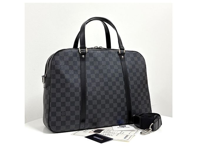Louis Vuitton Borsa a spalla Yorn Damier Graphite - vista 5