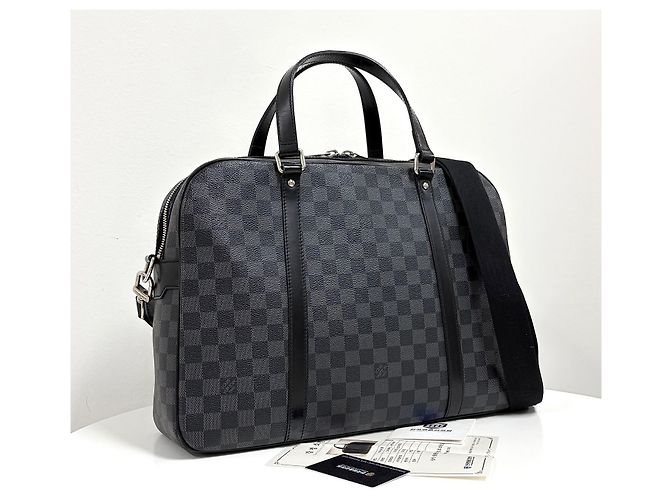 Louis Vuitton Borsa a spalla Yorn Damier Graphite - vista 7