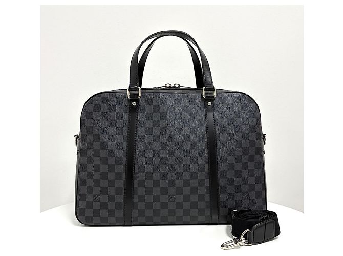 Louis Vuitton Borsa a spalla Yorn Damier Graphite - vista 9