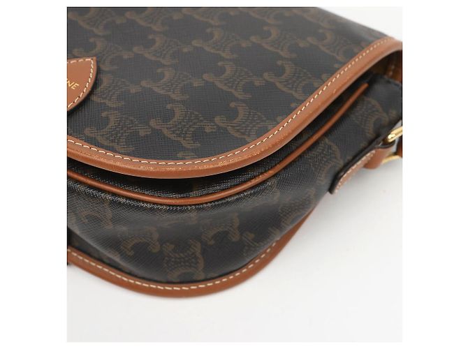 Céline Triope Canvas Polka Bag Medium Tan - Ansicht 11