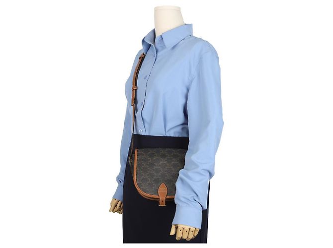 Céline Triope Canvas Polka Bag Medium Tan - Ansicht 16