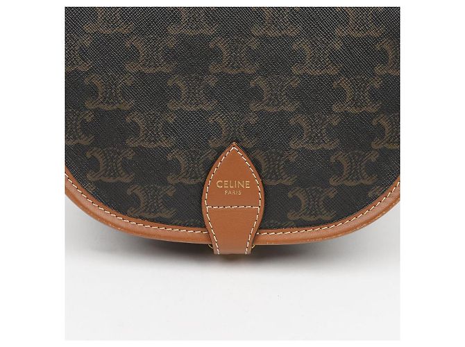 Céline Triope Canvas Polka Bag Medium Tan - Ansicht 2