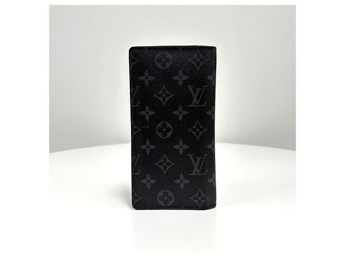 Louis Vuitton Cartera Brazza Monogram Eclipse - vista 3