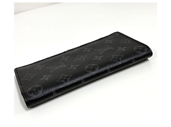 Louis Vuitton Cartera Brazza Monogram Eclipse - vista 9