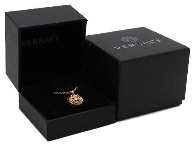 Versace Collana Unisex Catena d'Oro con Pendente Medusa - vista 7