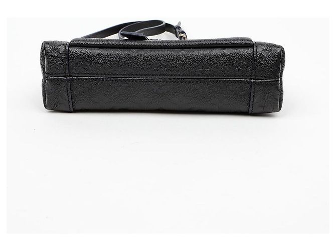 Louis Vuitton Borsa a mano e a tracolla Blanch in pelle Monogram Empreinte Nero - vista 6