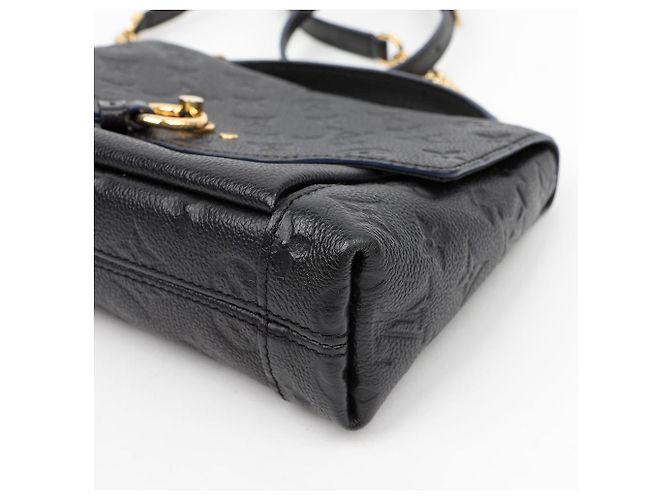 Louis Vuitton Borsa a mano e a tracolla Blanch in pelle Monogram Empreinte Nero - vista 7