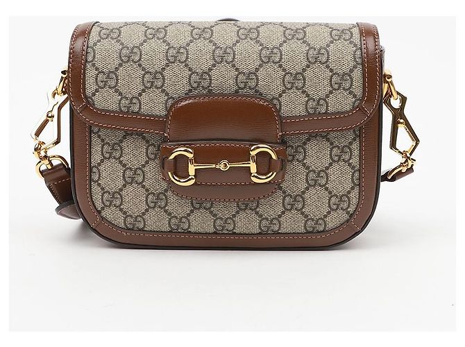 Gucci Mini Borsa Horsebit Marrone - vista 2