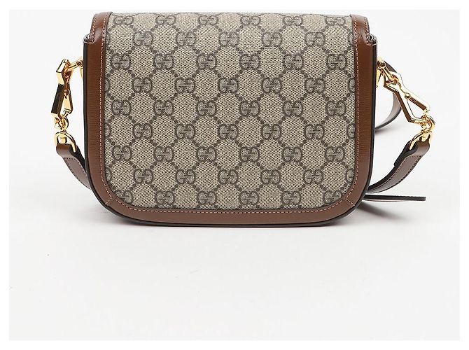 Gucci Mini Borsa Horsebit Marrone - vista 4