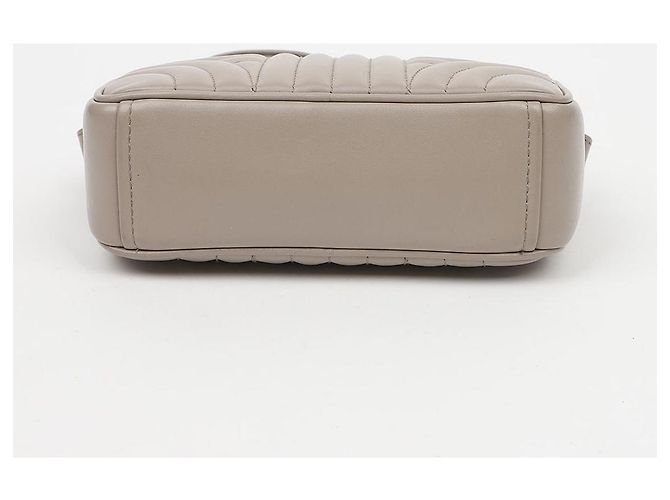 Prada Borsa a tracolla Gray Diagram Chain - vista 8