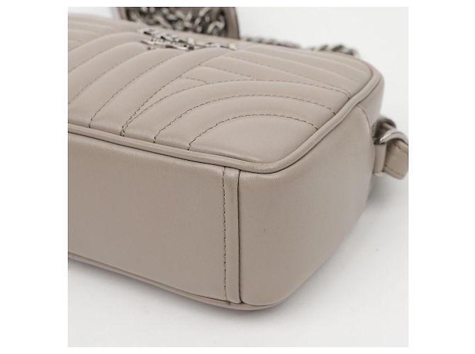 Prada Borsa a tracolla Gray Diagram Chain - vista 9