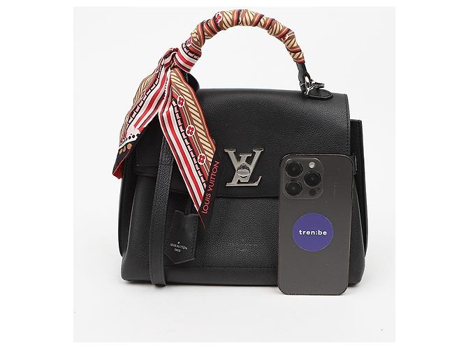Louis Vuitton Borsa Tote Ever BB in pelle Nero - vista 11