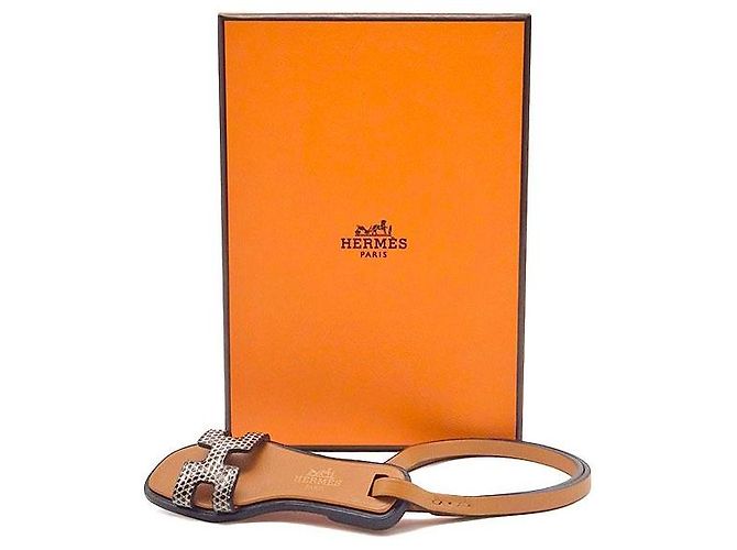 Hermès Charm per borsa Oran Nano in struzzo - vista 7