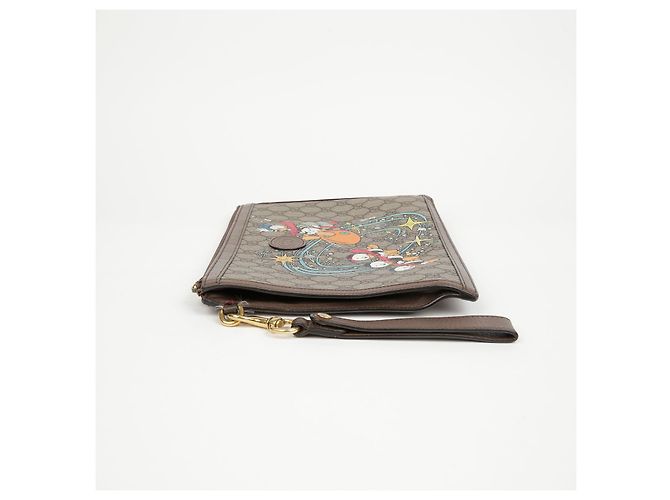 Gucci Pochette Clutch Donald Duck Brown - vista 4