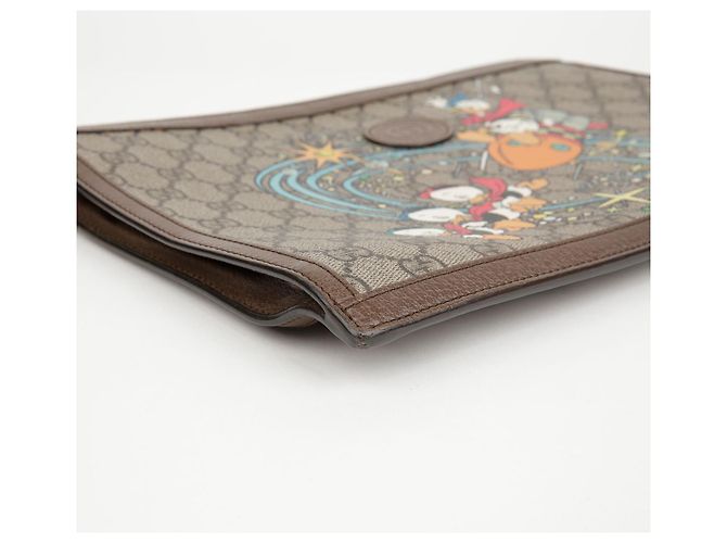 Gucci Pochette Clutch Donald Duck Brown - vista 6