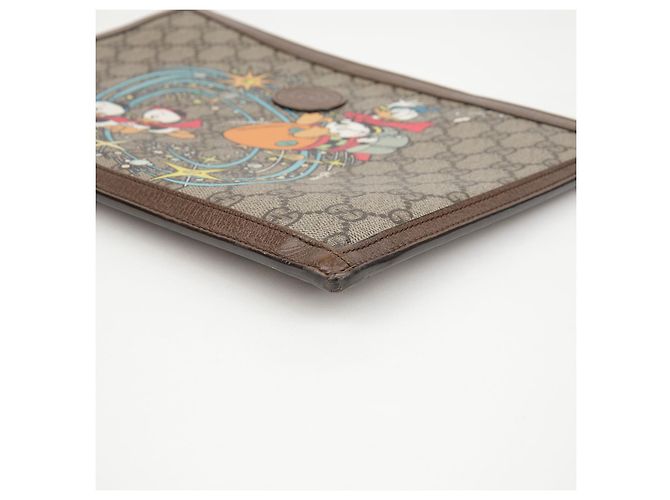 Gucci Pochette Clutch Donald Duck Brown - vista 7