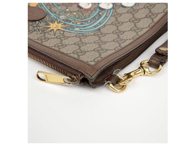 Gucci Pochette Clutch Donald Duck Brown - vista 9