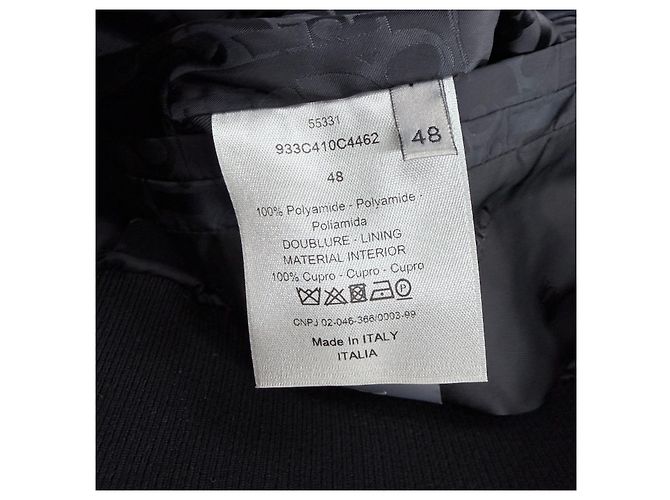 Dior Giacca Bomber Oblique Nera - vista 6