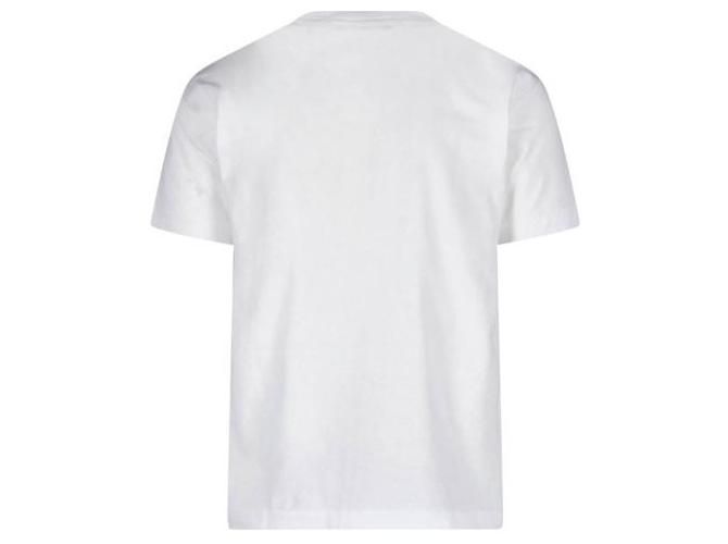 Comme Des Garcons Kurzarm-T-Shirt mit goldenem Herz-Patch - Ansicht 5