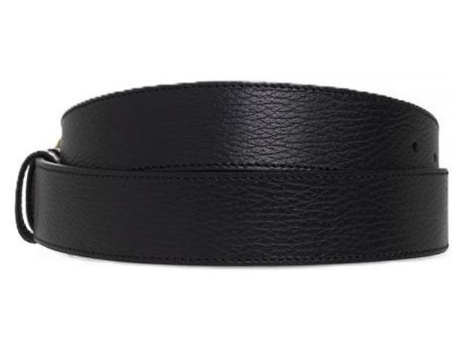 Gucci Double Buckle Reversible Leather Belt - view 3