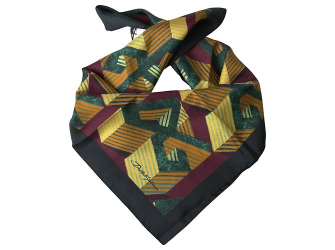 Dolce & Gabbana Foulard quadrato stampato multicolore - vista 3