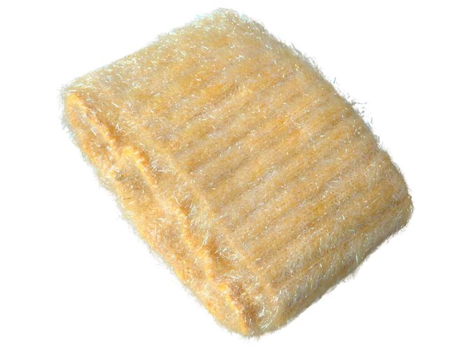 Dolce & Gabbana Gelber Halstuch-Schal aus Mohair-Polyesterfaser - Ansicht 4