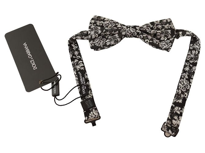Dolce & Gabbana Multicolor Floral Adjustable Neck Papillon Bow Tie (Copy) - view 2