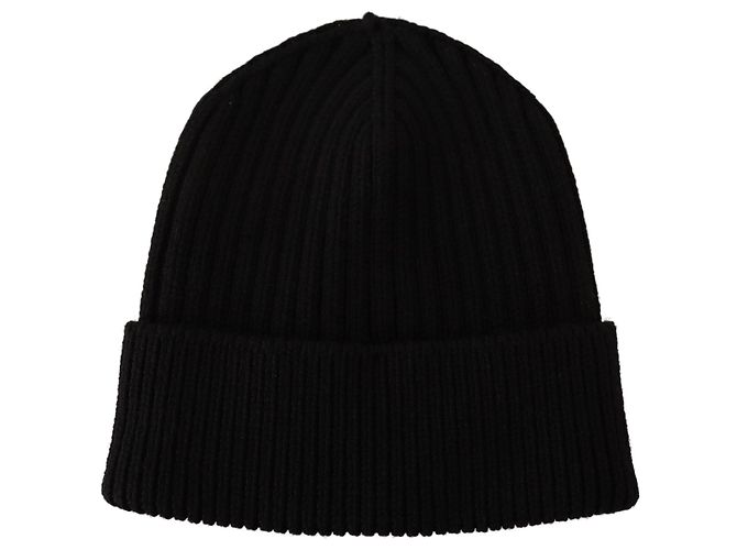 Dolce & Gabbana Cappello invernale da donna in maglia di lana nera - vista 4