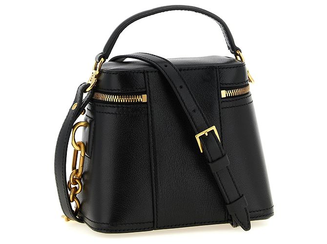 Balmain Borsa in pelle di bufalo nera - vista 2