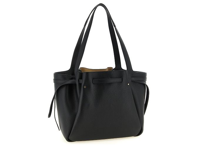 Tory Burch Borsa Tote in pelle bovina nera - vista 2