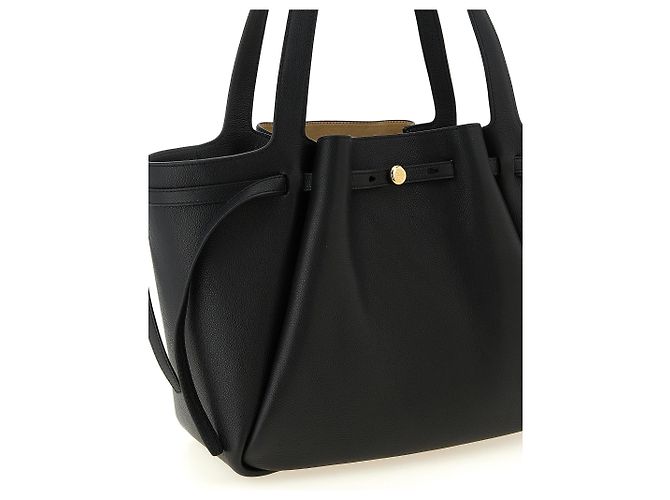 Tory Burch Borsa Tote in pelle bovina nera - vista 3