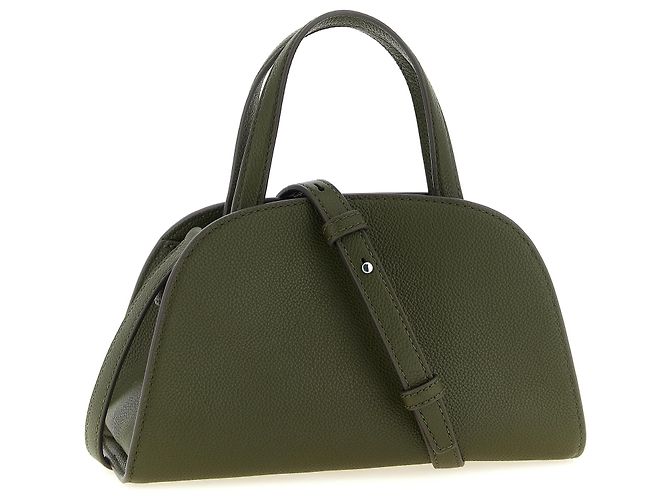 Tory Burch Borsa a tracolla in pelle di vacchetta marrone - vista 2