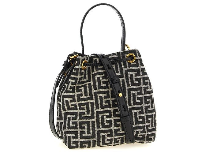 Balmain Bicolor-Handtasche aus Polyester - Ansicht 2