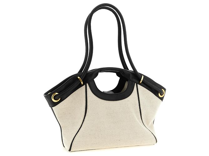 Balmain Bicolor Baumwoll-Tote-Bag - Ansicht 2