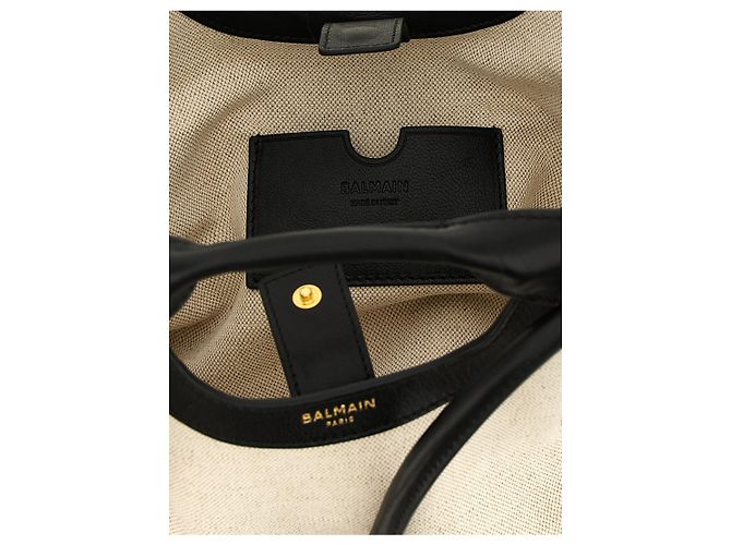 Balmain Bicolor Baumwoll-Tote-Bag - Ansicht 4