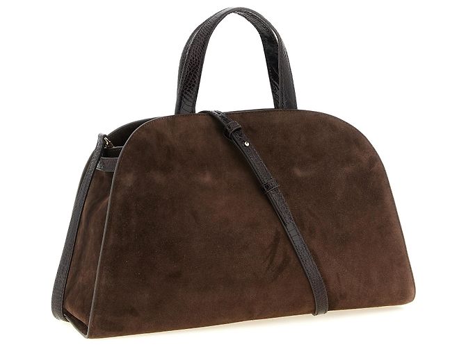 Tory Burch Borsa a tracolla in pelle bovina marrone - vista 2