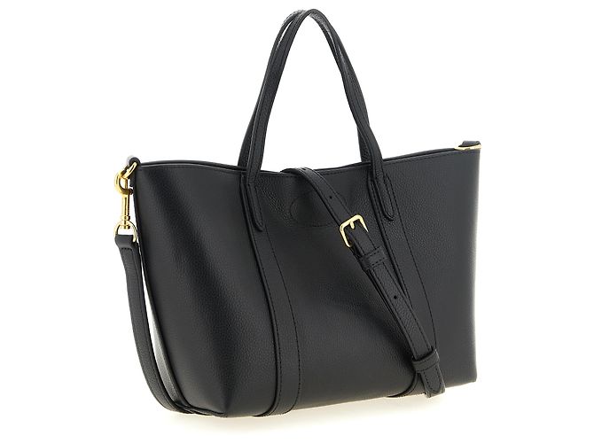 Mulberry Borsa Tote in pelle di vitello nera - vista 2