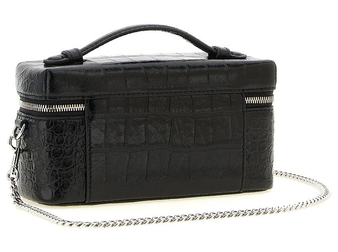 Tory Burch Borsa crossbody in pelle di agnello nera - vista 2
