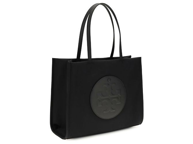 Borsa Tote Ella in nylon riciclato nero Tory Burch - vista 2